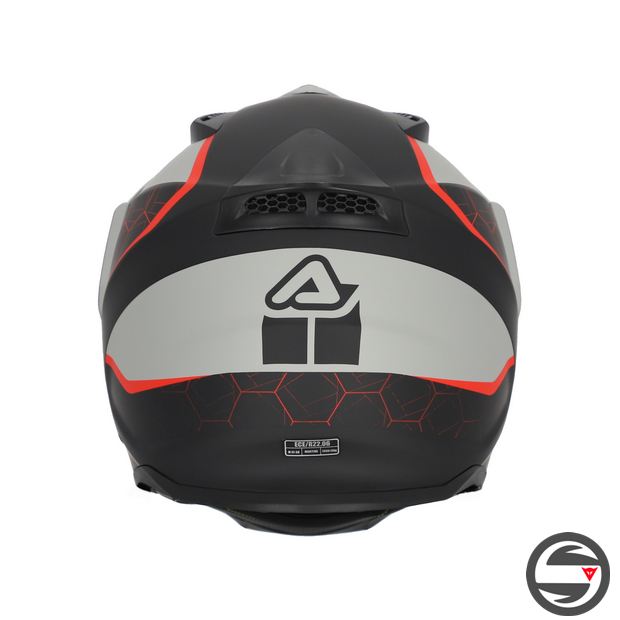 CASCO REACTIVE 2206 NERO ROSSO 323 ACERBIS