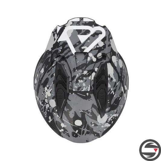 CASCO JET ARIA EVO GRAPHIC 293 GRIGIO NERO
