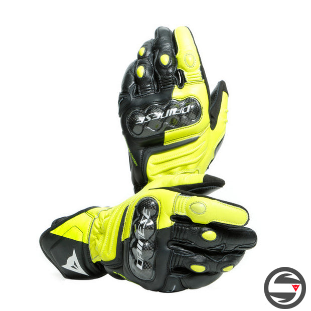 CARBON 3 LONG GLOVES P86 BLACK FLUO-YELLOW WHITE