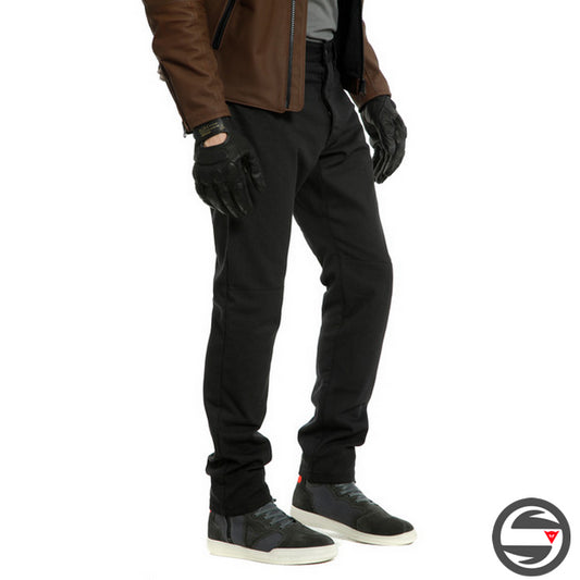 CASUAL SLIM TEX PANTS 001 BLACK DAINESE