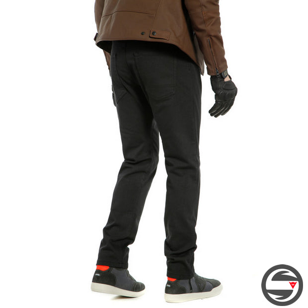 CASUAL SLIM TEX PANTS 001 BLACK DAINESE