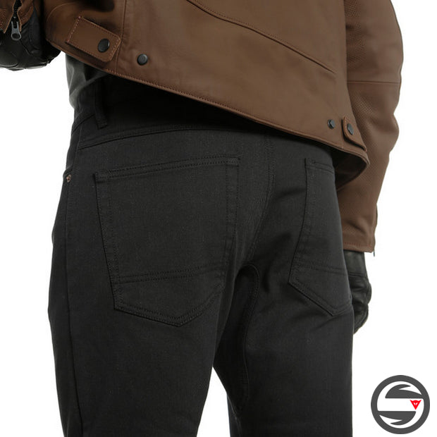 CASUAL SLIM TEX PANTS 001 BLACK DAINESE