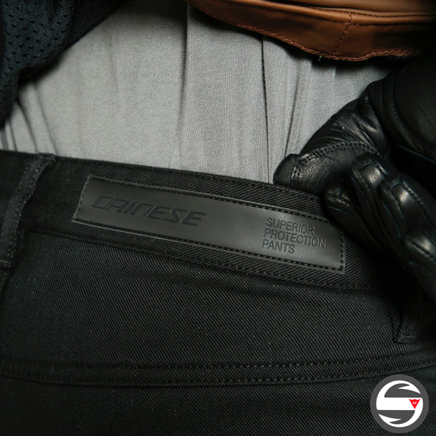 CASUAL SLIM TEX PANTS 001 BLACK DAINESE