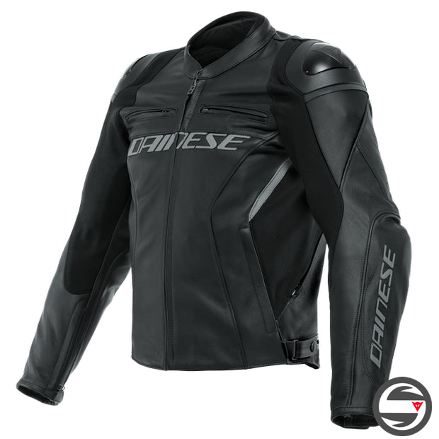 RACING 4 LEATHER JACKET 631 BLACK BLACK