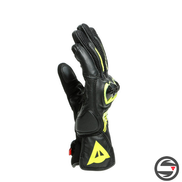 MIG 3 UNISEX LEATHER GLOVES 620 BLACK FLUO YELLOW