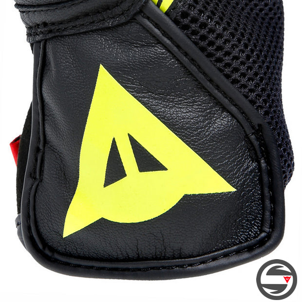 MIG 3 UNISEX LEATHER GLOVES 620 BLACK FLUO YELLOW