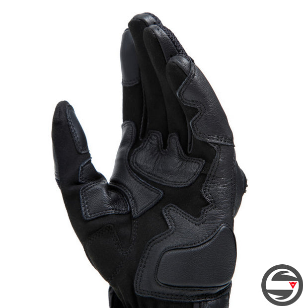 MIG 3 UNISEX LEATHER GLOVES 631 BLACK BLACK