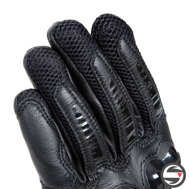 MIG 3 UNISEX LEATHER GLOVES 631 BLACK BLACK