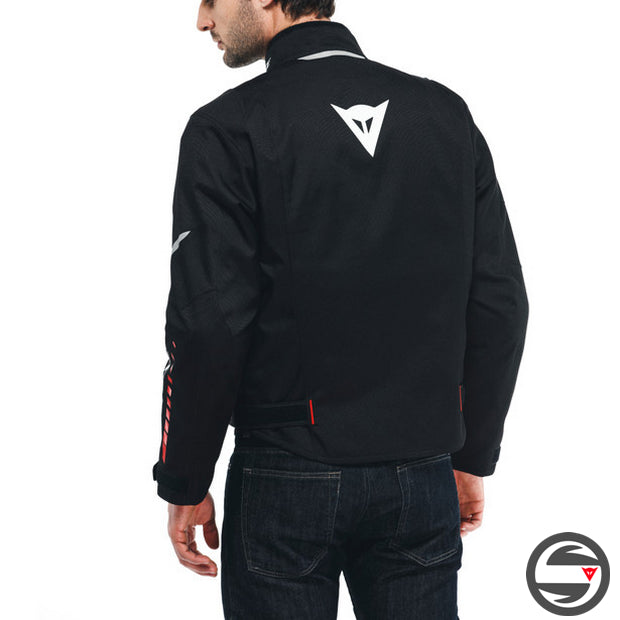 VELOCE D-DRY JACKET A66 BLACK WHITE LAVA RED