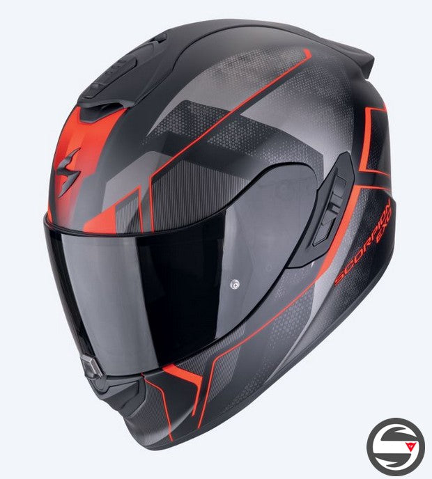 EXO-1400 EVO 2 AIR INTENSIO NERO OPACO ROSSO