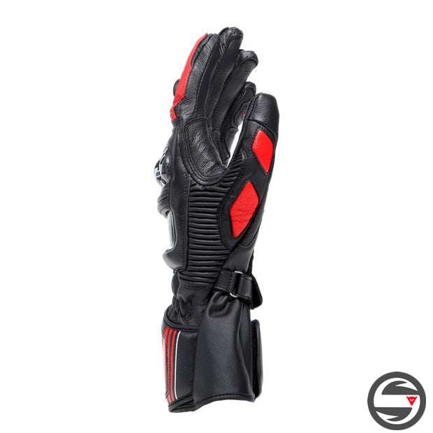 PELLE DRUID 4 GLOVES A77 BLACK LAVA-RED WHITE