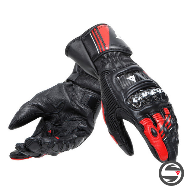 PELLE DRUID 4 GLOVES A77 BLACK LAVA-RED WHITE