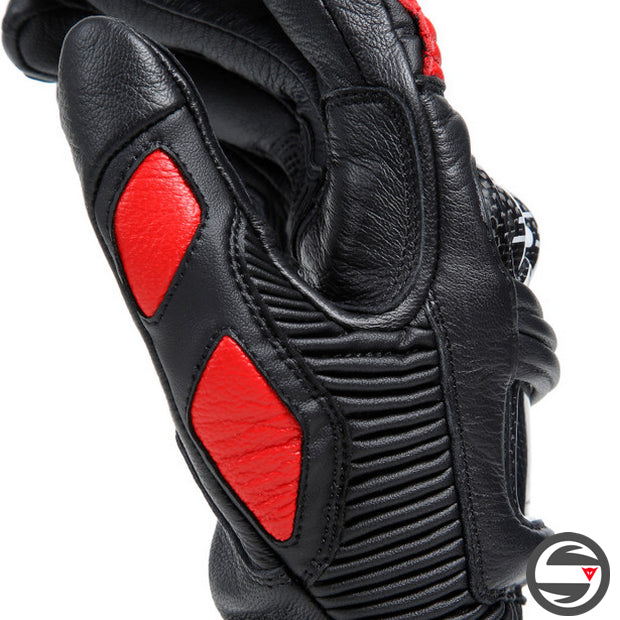 PELLE DRUID 4 GLOVES A77 BLACK LAVA-RED WHITE