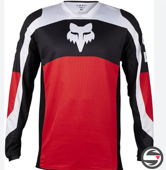 31274-110 FOX 180 NITRO JERSEY RED FLUORESCENT