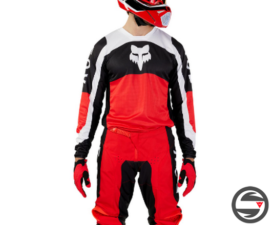 31274-110 FOX 180 NITRO JERSEY RED FLUORESCENT