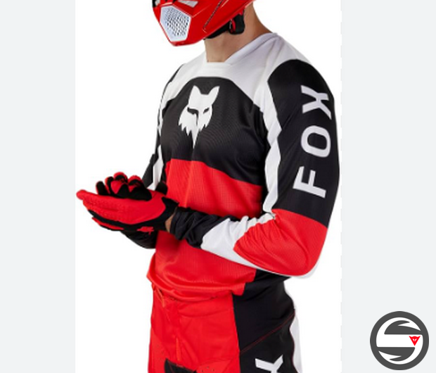 31274-110 FOX 180 NITRO JERSEY RED FLUORESCENT