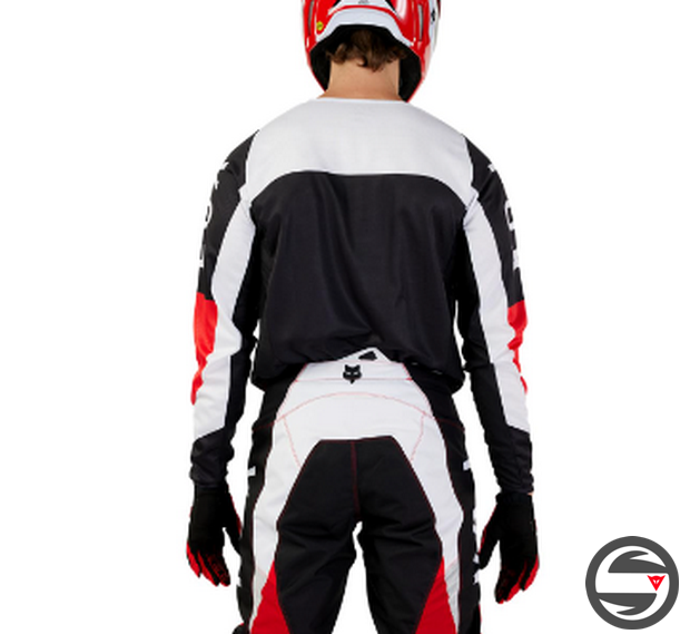 31274-110 FOX 180 NITRO JERSEY RED FLUORESCENT