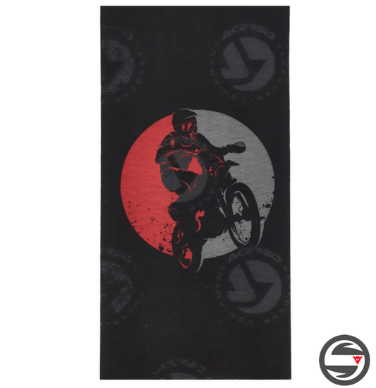 NECKWARMER 347 REG ROSSO GRIGIO 26343