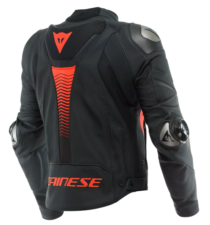 SUPER SPEED 4 JACKET 51G BLACK MATT FLUO RED