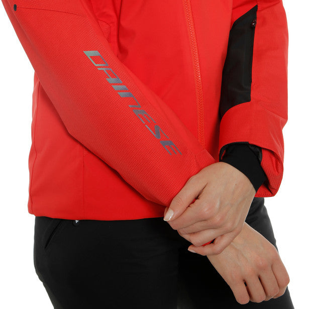 HP CRYSTAL S WMN JACKET 27E HIGH-RISK RED BLACK TAPS