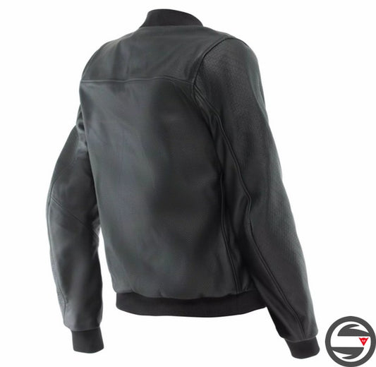 ACCENTO PERF. LEATHER JACKET WMN 001 BLACK