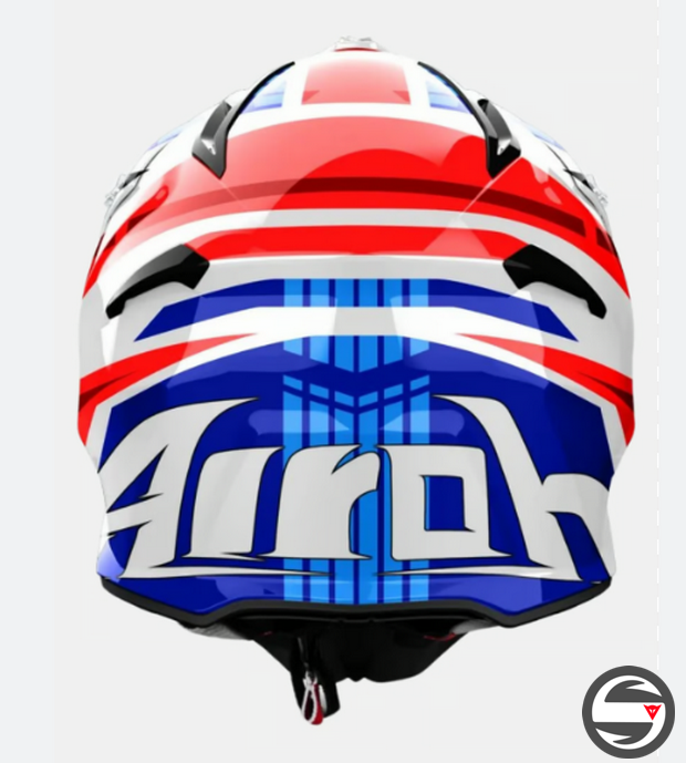 AVIATOR ACE 2 PROUD BLUE RED GLOSS AV22P18 AIROH