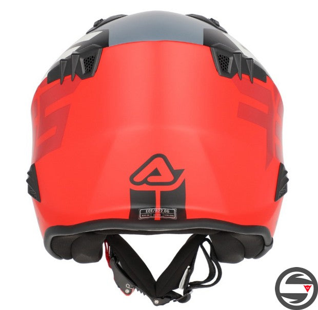 CASCO JET ARIA GRAPHIC 295 GRIGIO ROSSO