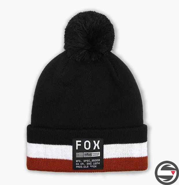 36291-001 FX FRACTURE POM BEANIE BLACK