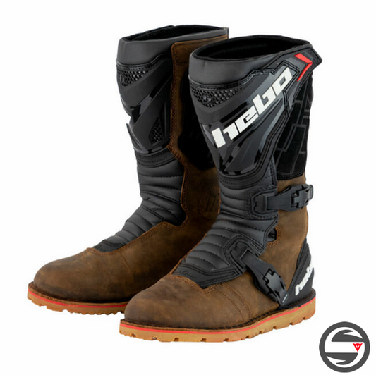 HT1021NTR BOTA TRIAL TECH 3.0 PIEL BROWN BLACK