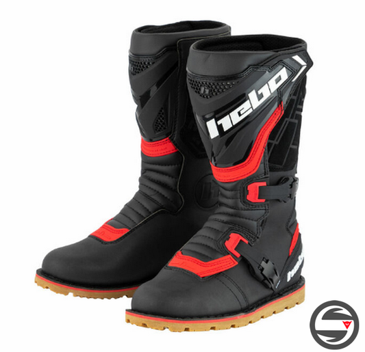 HT1016R BOTA TRIAL TECH 3.0 MICRO BLACK RED