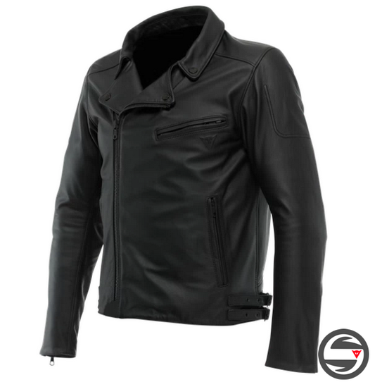 CHIODO LEATHER 001 BLACK