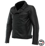 CHIODO LEATHER 001 BLACK DAINESE