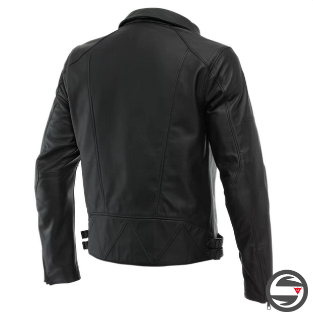 CHIODO LEATHER 001 BLACK DAINESE