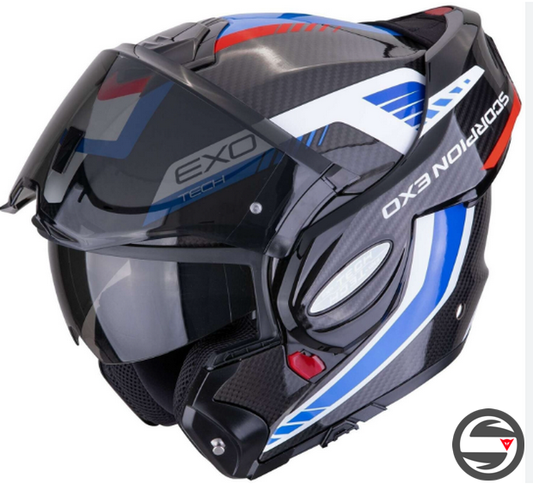 EXO-TECH EVO CARBON COSY NERO BLU ROSSO
