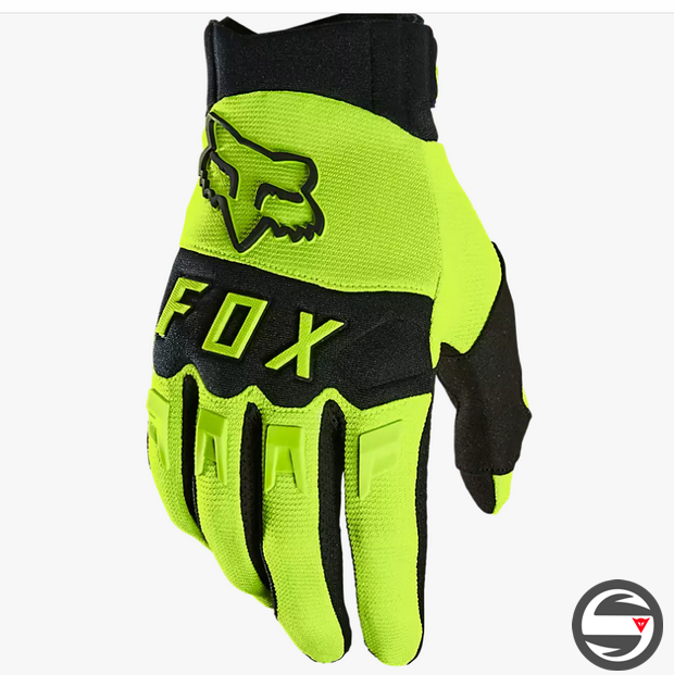 31324-130 FOX DIRTPAW GLOVE YELLOW FLUORESCENT