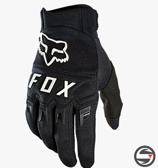 31325-018 FOX DIRTPAW GLOVE BLACK-WHITE