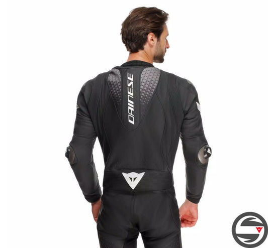 LAGUNA SECA 6 1PC F13 PERF. LEATHER SUIT BLACK WHITE ANTHRACITE