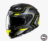 F71 ARCAN MC3H BLACK YELLOW HJC