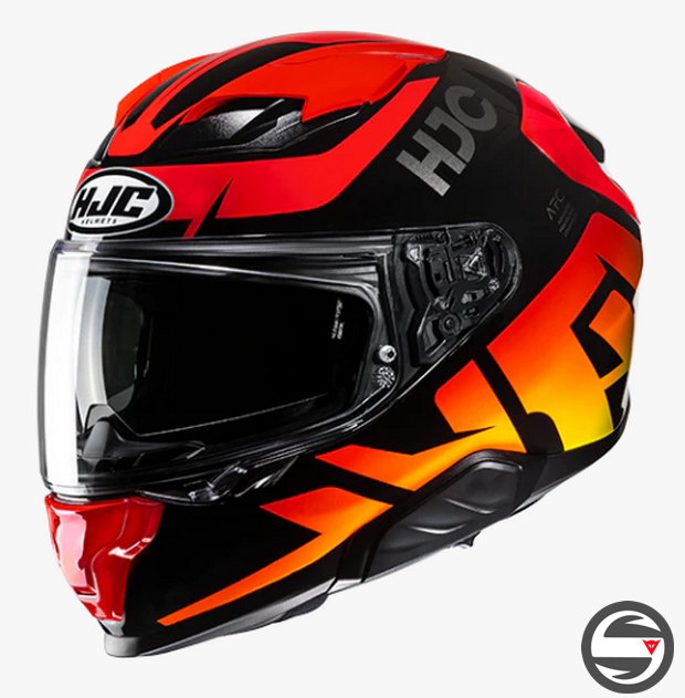 F71 BARD MC 1 BLACK RED YELLOW HJC