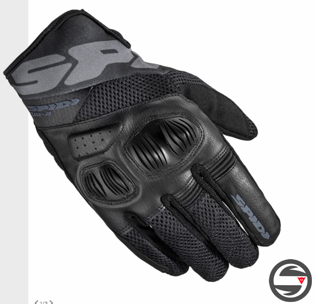 B79K3 FLASH-R EVO COL.026 NERO GUANTI SPIDI