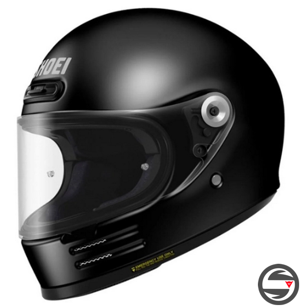 GLAMSTER 06 SHOEI BLACK SOLID GLOSSY