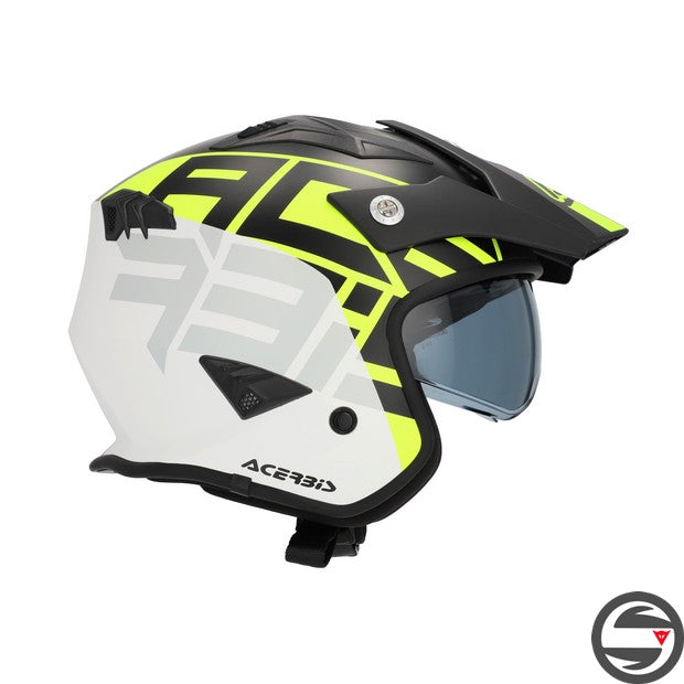 CASCO JET ARIA GRAPHIC457 NERO GIALLO