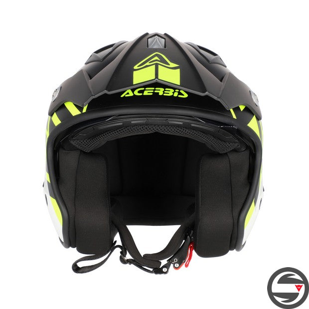 CASCO JET ARIA GRAPHIC457 NERO GIALLO