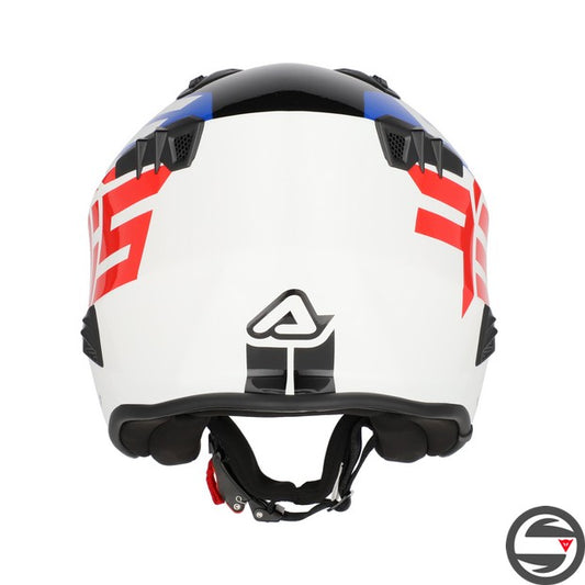 CASCO JET ARIA GRAPHIC 034 BIANCO BLU ROSSO