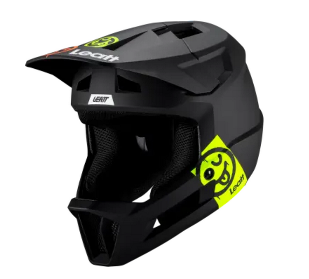 MTB ENDURO GRAVITY 1.0 JR V25 BLACK YELLOW LEATT