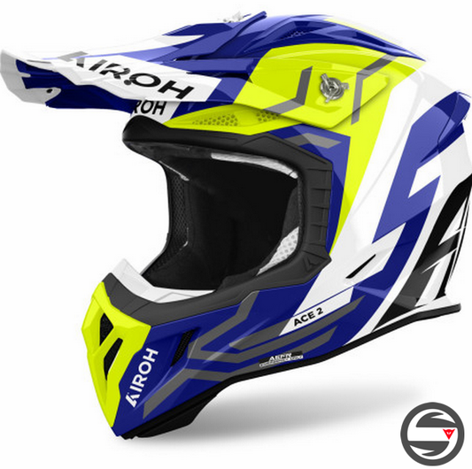 AVIATOR ACE 2 GROUND YELLOW GLOSS AV22G31 AIROH