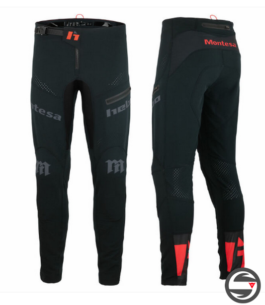 HE3188N PANT TRIAL MONTESA BLACK CLASSIC TECH TEAM