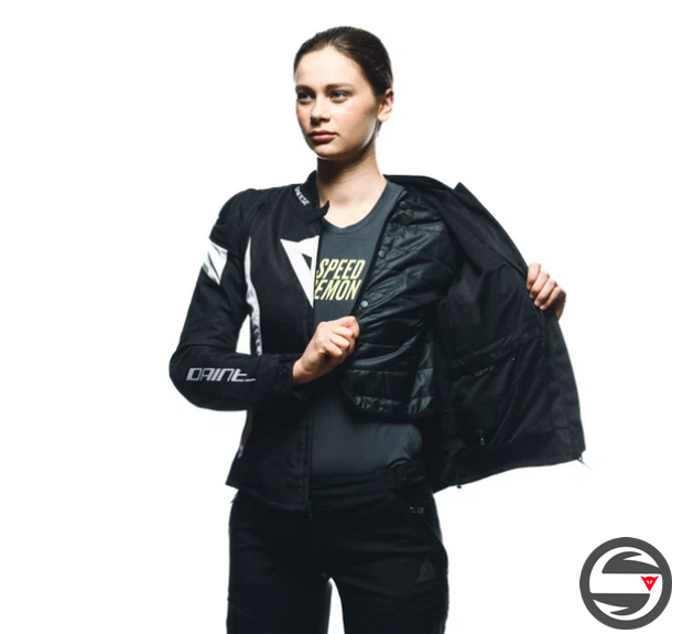 AVRO 5 TEX LADY JACKET O45 BLACK WHITE
