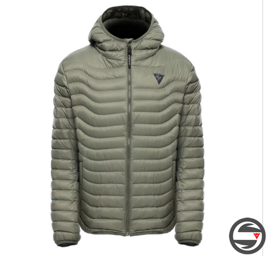 LIGHT DOWNJACKET WMN F80 DEEP LICHEN GREEN