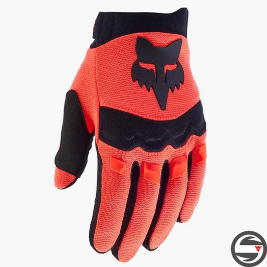 31389-824 FOX YOUTH DIRTPAW GLOVE ORANGE FLUORESCENT